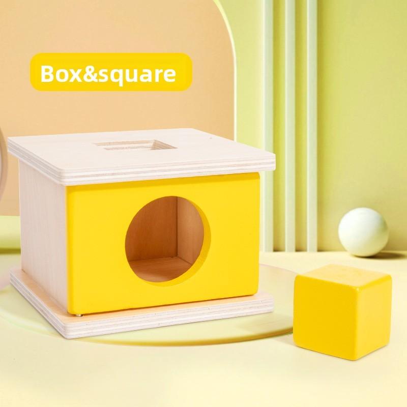 Wooden Childrens Educational Shape Matching Blocks With Colors For Early Learning And Handeye Coordination