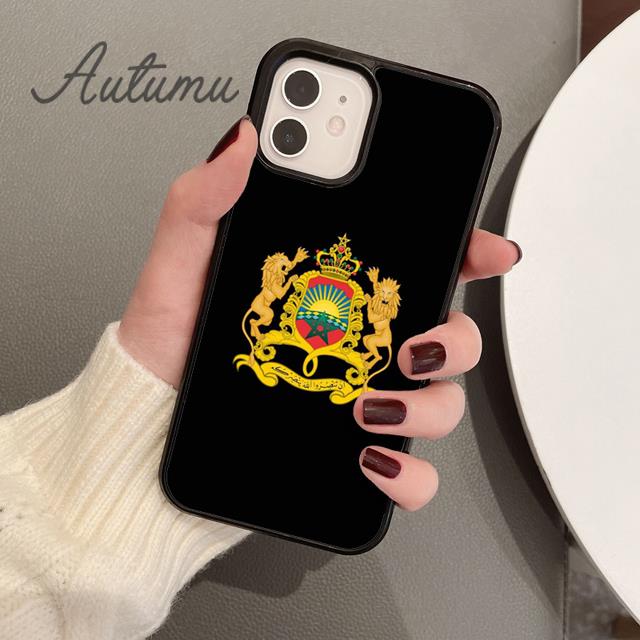 Flag of Morocco Phone Case for iPhone 11 12 13 14 Pro Max mini X XR XS SE 2020 5 6S 7 8 Plus Samsung Galaxy S21 S22 Cover shell