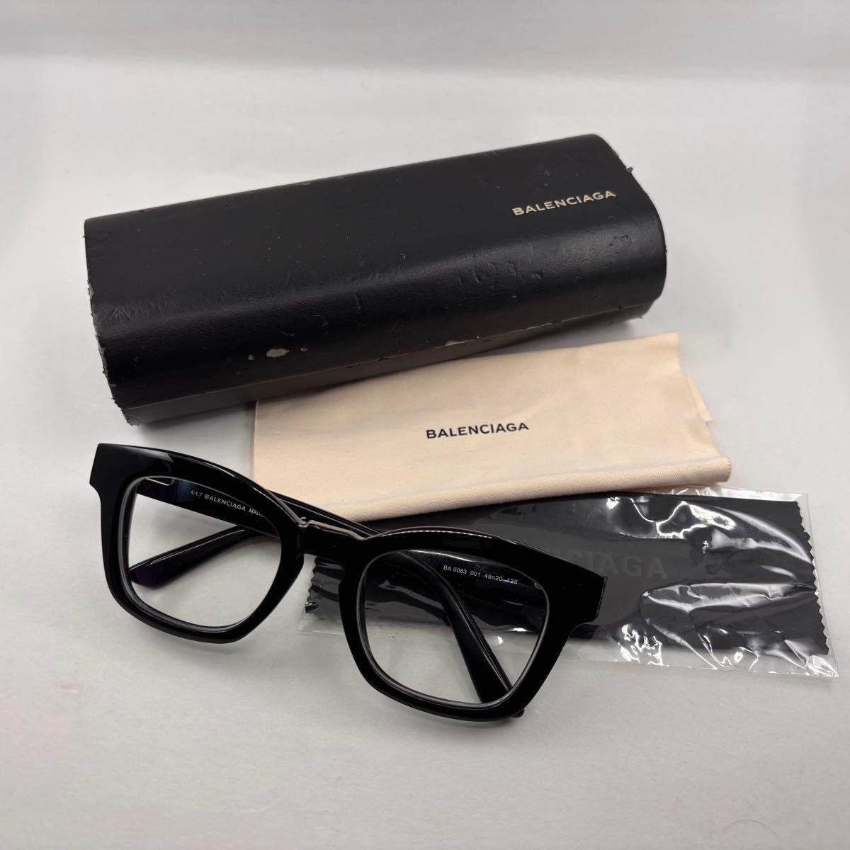 Б/у Очки Солнцезащитные BALENCIAGA Balenciaga Кошачий глаз Очки BA5083 001 Черные Очки