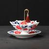 Ceramic Umbrella Tea Strainer Chinese Style Blue and White Porcelain Tea Filter  Tea Room