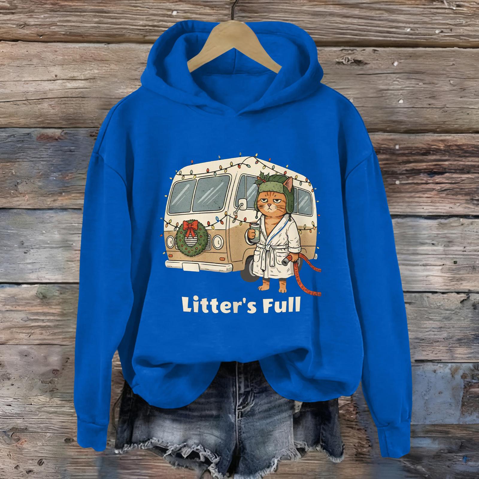 

Женская мода Повседневные универсальные толстовки на каждый день с длинным рукавом и капюшоном XL синий