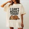 Sloth shirt teen Graphic graphic Women 2000s hip hop Classic tshirt Y2k graphic Breathable Women Digital University