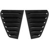 2Pcs Car Rear Window Louver Compatible for VW Golf MK7 7.5 GTI 2014-2019 Gloss Black/Carbon Fiber Shutter Rear Side Vent Cover Trim(Carbon Fiber