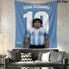 1PC Football Superstars Wall Hanging Printed Fabric Blanket Decorative Tapestries for Bedroom Living Room Home Decor