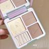 Judydoll Highlighter Contour Palette Make-up Mattes Highlight & Natürlicher Schatten,Gesichtsmodellierung für Nase, Wangen Aufbaubar Langanhaltend