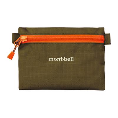 MONTBELL Brand Monogram Lightweight Zip Design Nylon Coin Purse Regular Unisex Couple Nylon Clutch Small Unisex Couple Military Olive Green