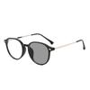 Fashionable Oval Frame Photochromic Myopia Glasses Women's INS Style Anti Blue Light Eyeglasses Minus Diopter 0 To -4.0