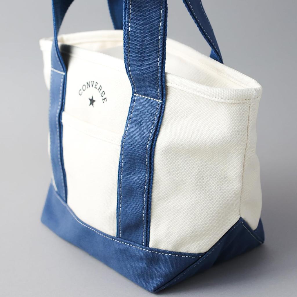 Canvas Mini Tote with Dwears Sticker Tote Bag Canvas TOKYO Tokyo All Star Size [Converse] Men's Women's <S Navy>