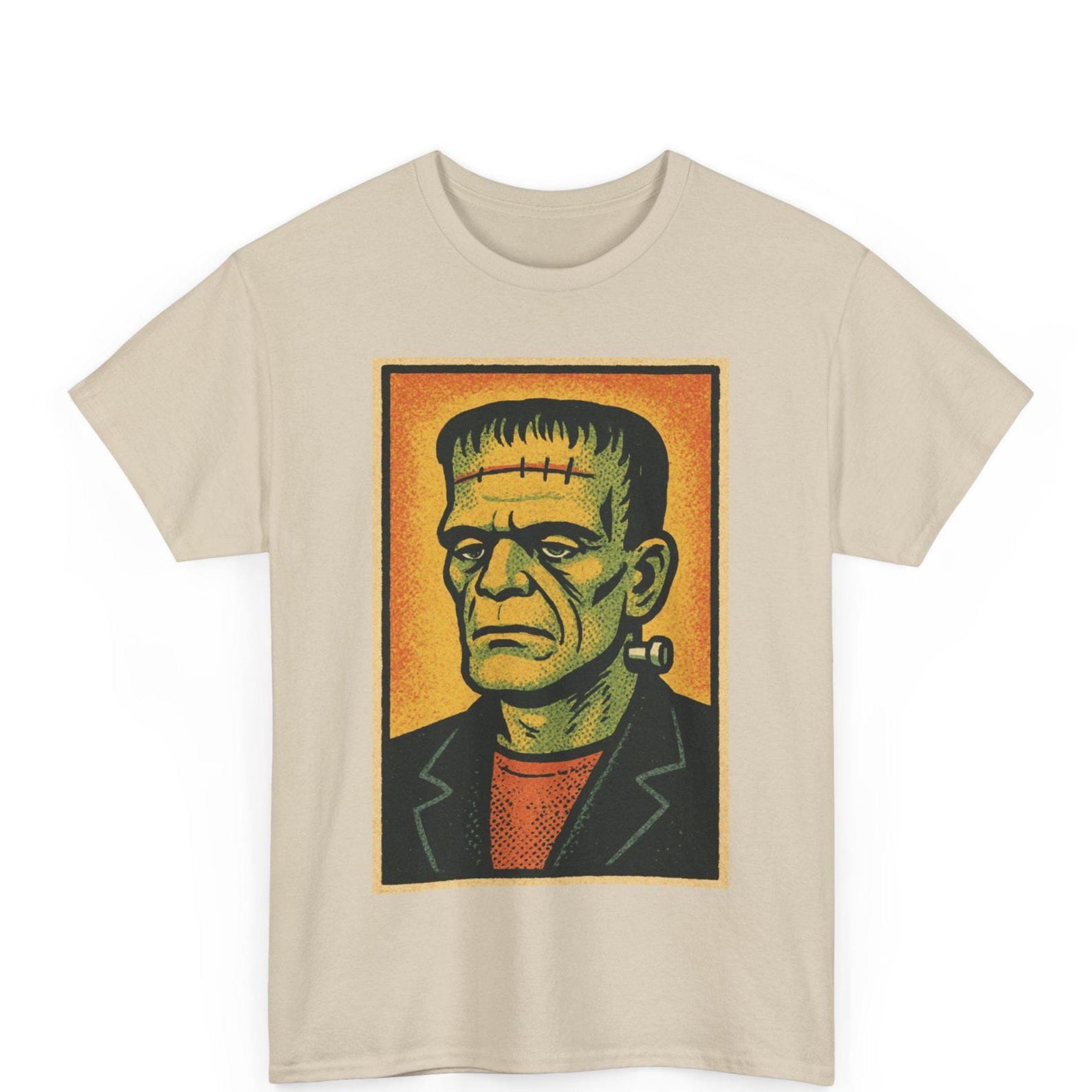 Frankenstein Comic T-Shirt: Gothic Horror Graphic Tee S
