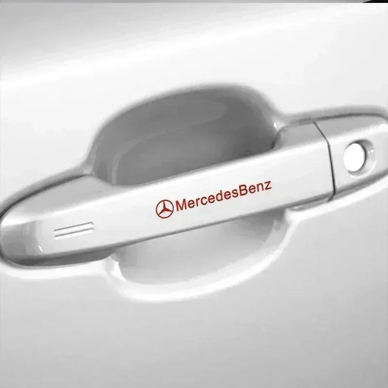 Car Badge Decals Auto Emblem Sticker Accessories For Mercedes Benz AMG Brabus Maybach Smart W204 GLC CLA GLK W205 W203 W206 W108 PA1