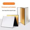 3-In-1 Photography Cardboard Paperboard Folding Photography Reflector Diffuser Board Black White Silver For Still Life Product