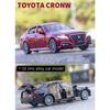1/32 Toyota Crown Legierung Luxus Limousine Automodell Diecast Metall Spielzeug Hohe Simulation Sound und Licht Rückzug Sammlerstücke Kindergeschenk