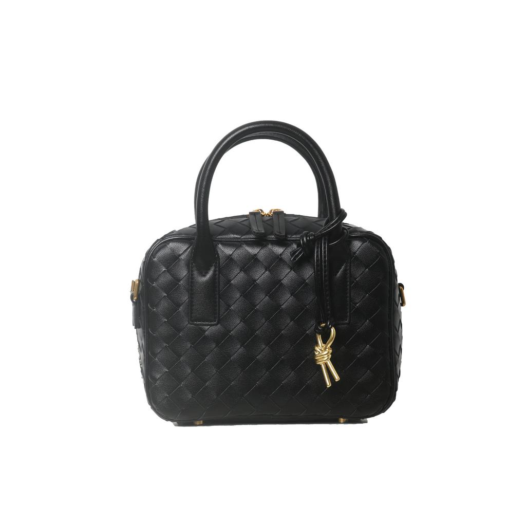 2025 New Getaway Large Capacity Retro Hand Woven Pillow Bag Leather Crossbody Handbag