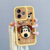 KEYSION Shockproof Case for HONOR X5c Plus with Lanyard Soft Silicone Cute 3D Cartoon Doll Phone Cover for Huawei Honor X5c