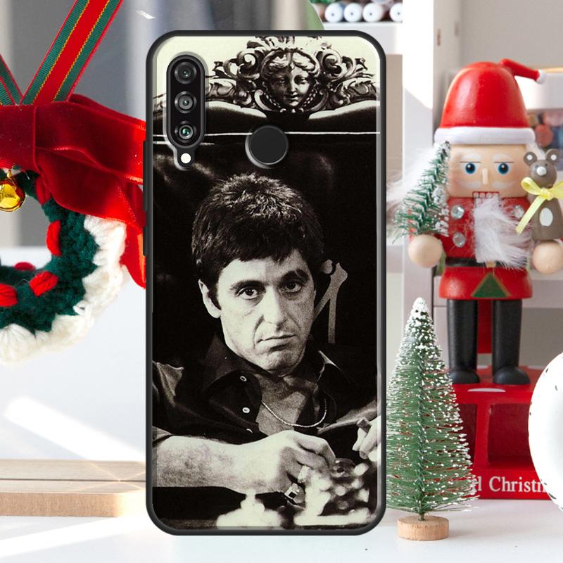Scarface Tony Montana Film For Huawei Nova 7i 8i 11i 12i 12s Y73 Y70 Y90 Y60 Y72 Y61 Y91 9 10 SE P30 Pro P40 Lite Case