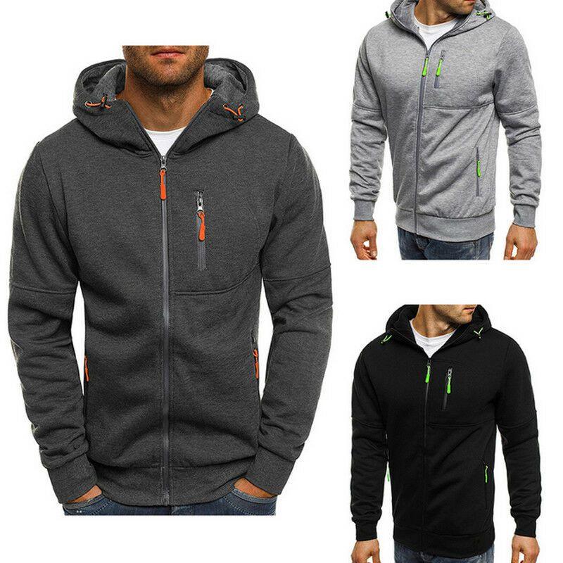 Men's Winter Hoodies Slim Fit Hooded Sweatshirt With Soft Warm Material Jacket
