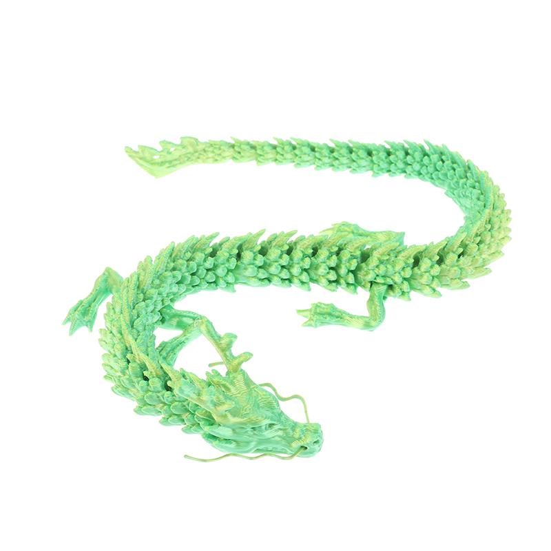 1 Piece Ideal Gift Gem Dragon Fidget Toy 30Cm 3D Printed Rotatable Articulated Dragon For Kids With Adhd Birthday Gifts