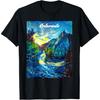 Colorado Mountain Art CO Flag Graphic Design by MCMA T-Shirt