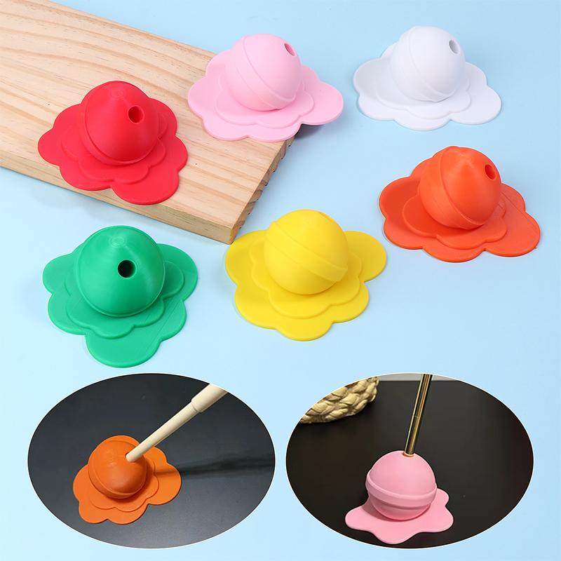 1pc Colorful Melting Lollipop Sculpture Pencil Holder Art Crafts Desk Ornaments Home Decoration New and High Quality
