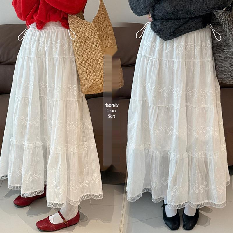New Korean Style Maternity Cotton Casual Skirt for Spring/Summer 2026 2XL