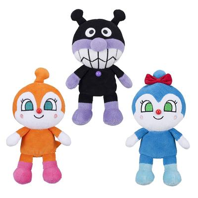 SEGA TOYS Anpanman Prichi Beans S Plus 3 Plüschspielzeug-Set Baikinman Dokin-chan Kokin-chan