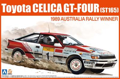 Aoshima Bunka Kyozaisha BEEMAX Serie Toyota Celica ST165 1989 Australische Rallye-Spezifikation Kunststoffmodell 1/24 Nr.1 GT-FOUR