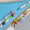 6pcs Cartoon Santa Claus Colorful Pencil Xmas Tree Ballpoint Pen Merry Christmas Gifts Office School Stationery Writing Tools