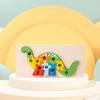 Animal Wooden Puzzle, Colorful Animals Learning Educational Toys Toddler Puzzles, for