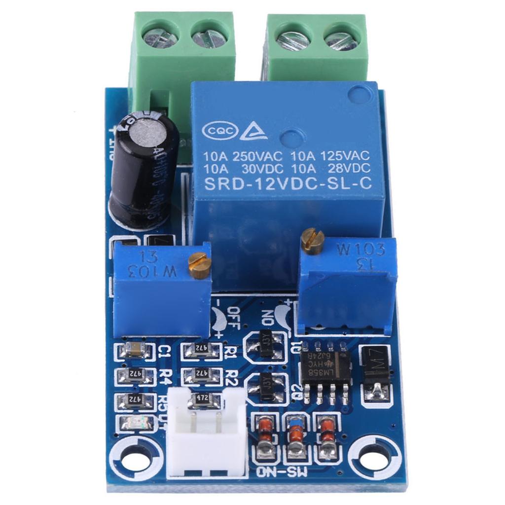 12V Battery Low Voltage Cut Off Automatic Switch On Recovery Protection Module