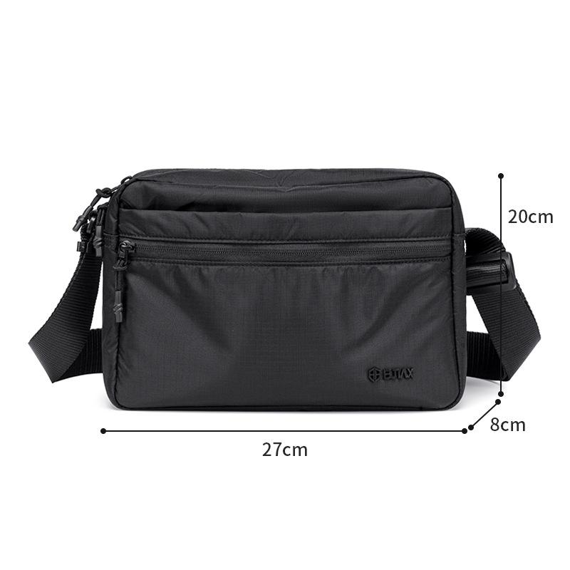 

Crossbody Bag Men S Portable Trendy Brand Men S Shoulder Bag Fashion Student Leisure 12inch чорний