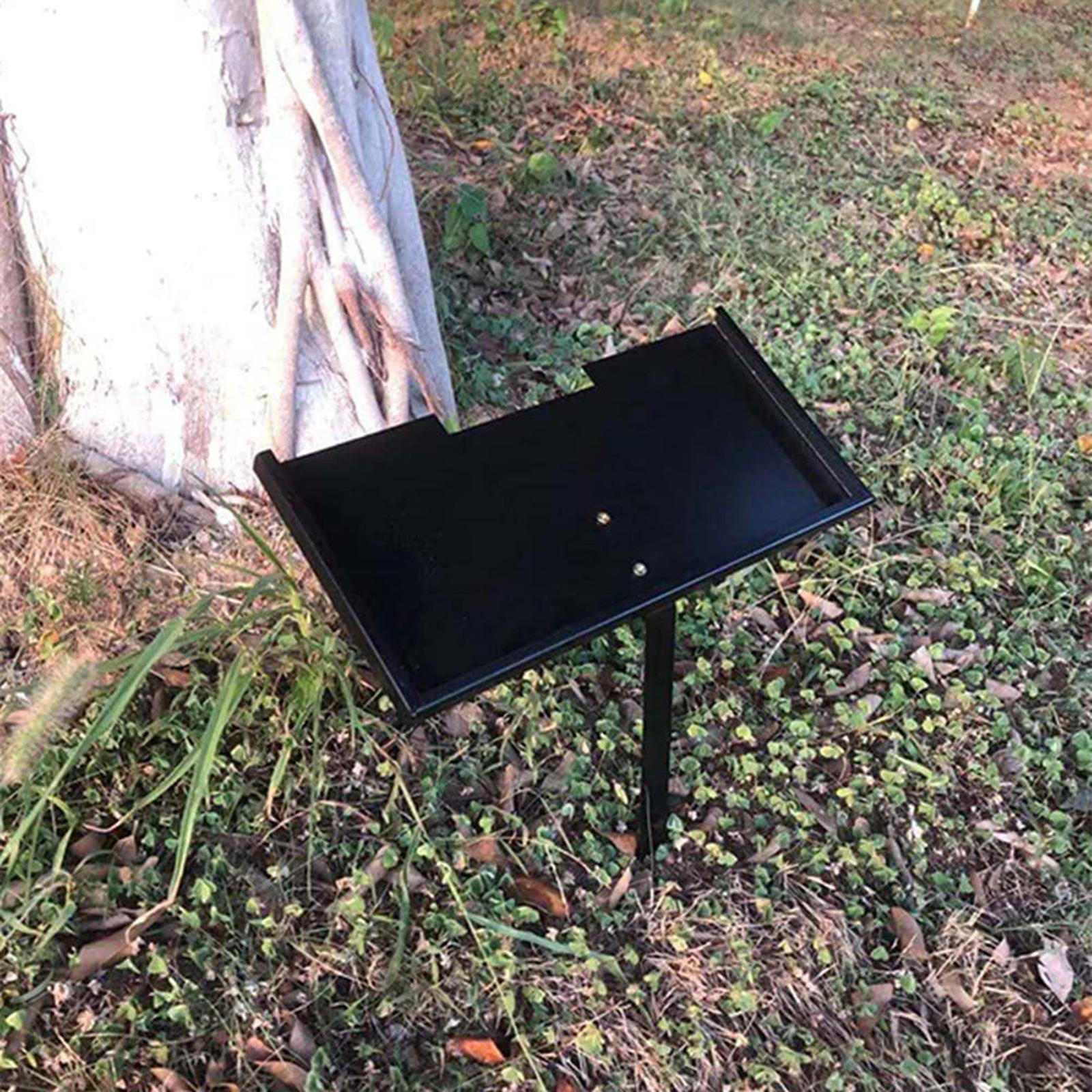 

Подставка для надгробной плиты Держатель для кладбищенской таблички Украшение Легкая установка в использовании Тяжелая 31cmx15.5cmx25cm