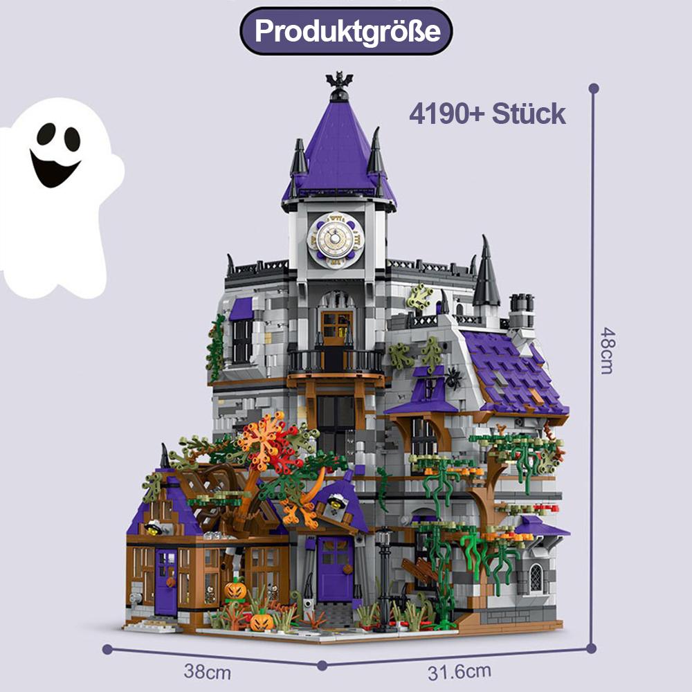 Hallows' Day Mystery Mansion Medieval Castle House Buildings Sets,City Street Brick Model Modular Blocks Kit Toys Gifts 4190PCS