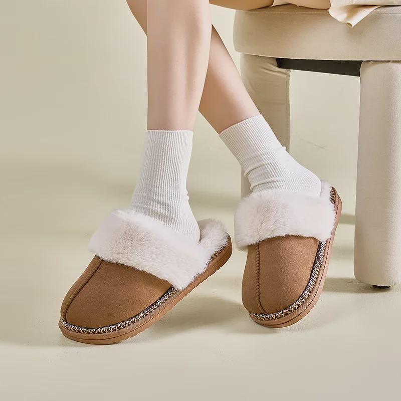 Women's High-Grade Cotton Slippers: New Autumn/Winter Style, Indoor/Outdoor Wear, Warm & Plush