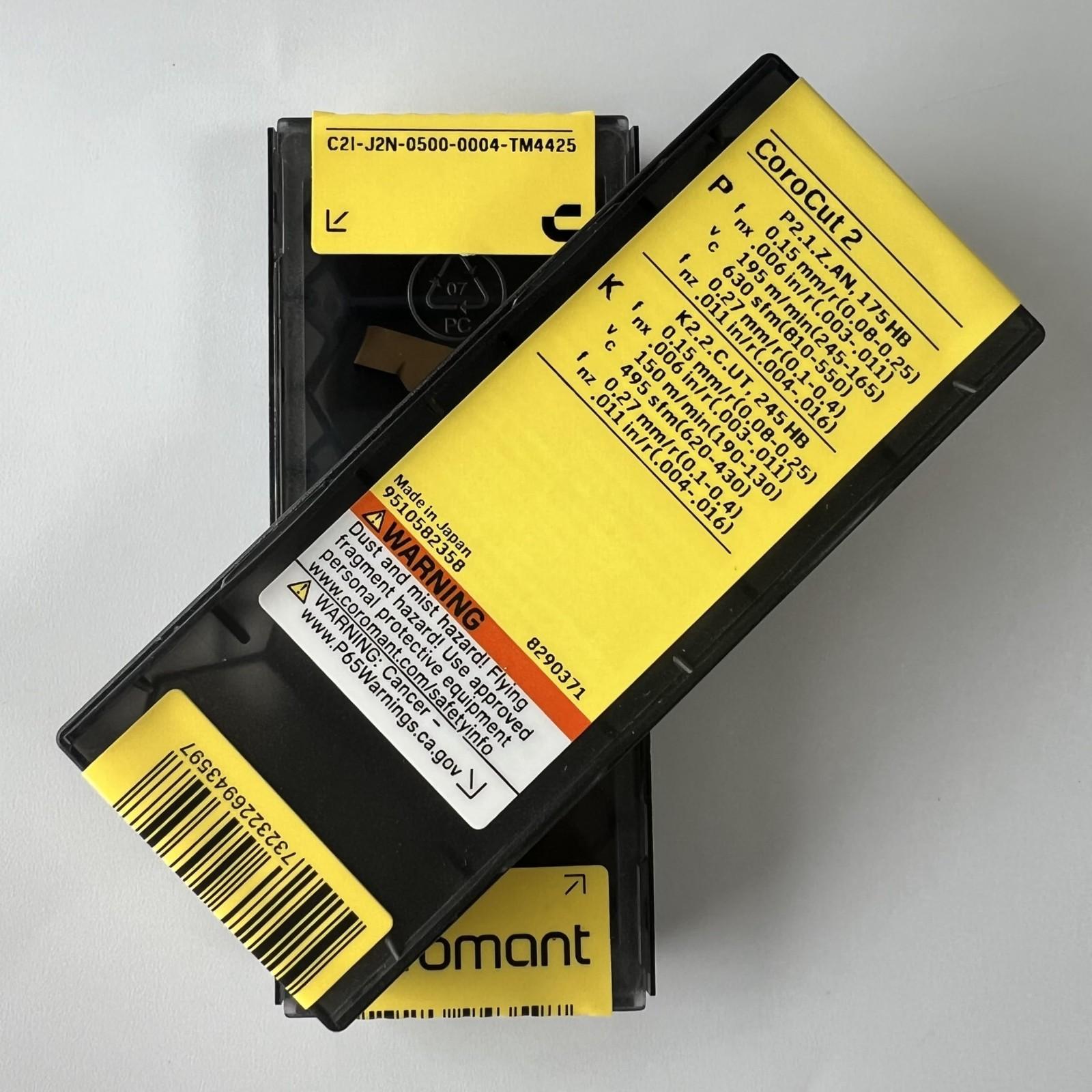 

Sandvik / C2I-J2N-0500-0004-TM 4425 / Оригинальное шведское лезвие из твердого сплава 5 шт.