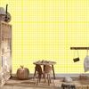 Wallpaper Fabric Pattern Cream, Yellow and White for Living Room and Bedroom 50x1000