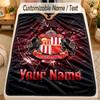 Flannel BlanketSunderland FC Custom Name Text Personalized Soft Warm Throw Blanket Home Decor Gift