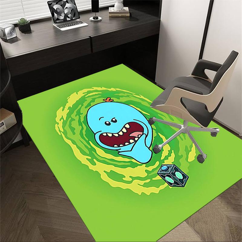 

1PC Ghost Box Non-Slip Floor Carpet Compatible for Office&Living Room&Dining room - Flat-Weave Machine- Soft & Pattern-E237 60cm by 90cm