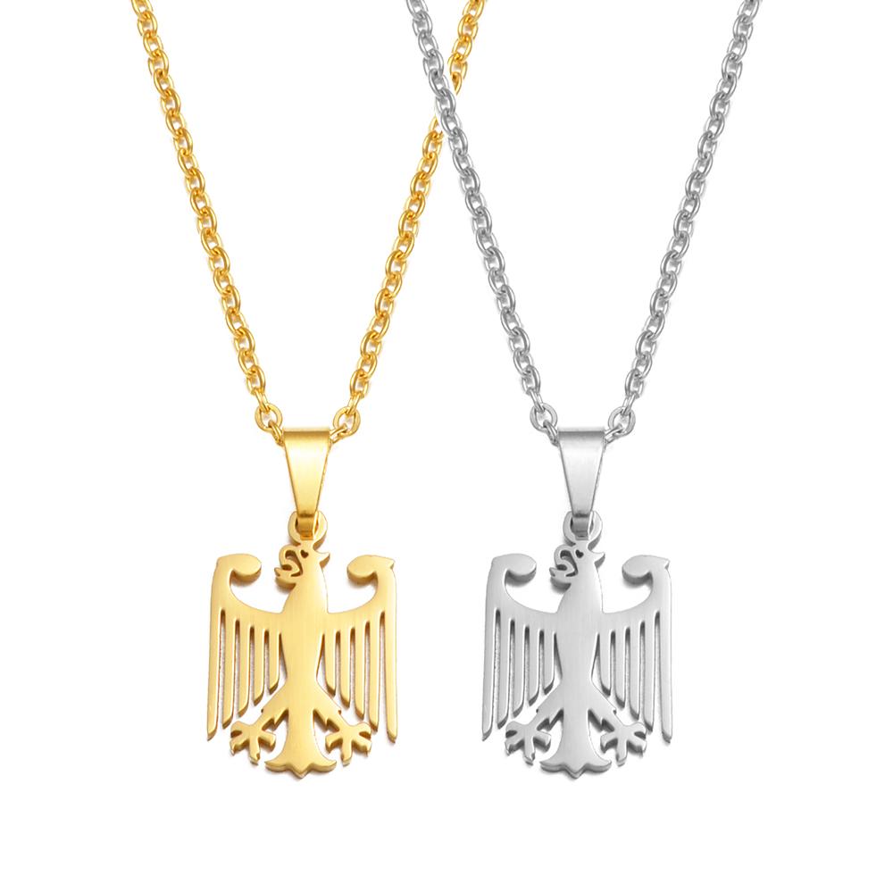 German Eagle Pendant Neckalces Stainless Steel Germany Jewelry for Women Girls Gifts for Mom and Daughter #508062