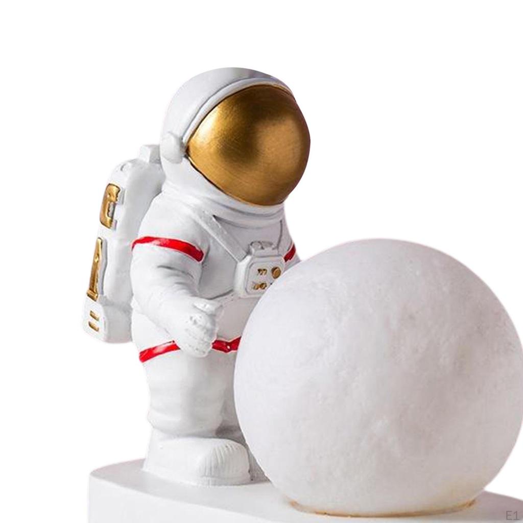 Light Lamp-led Battery Night Toddles Spaceman Statue