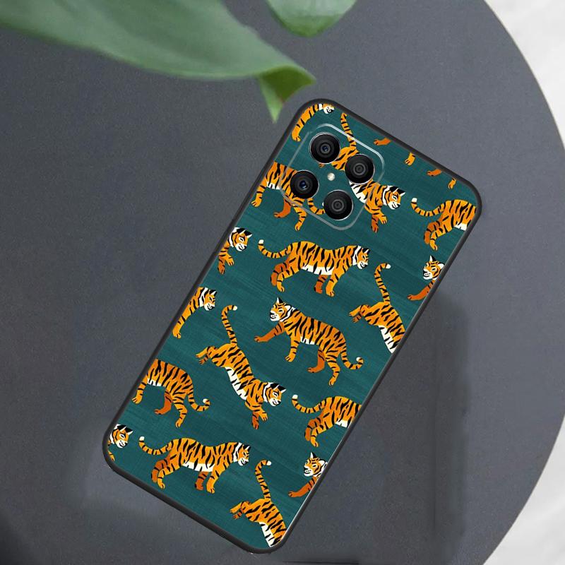 Animal Tiger Art For Honor Magic 8 7 5 6 Pro Case For Honor 200 400 Lite 50 70 90 X8c X8b X9a X9b X9c X9d Win