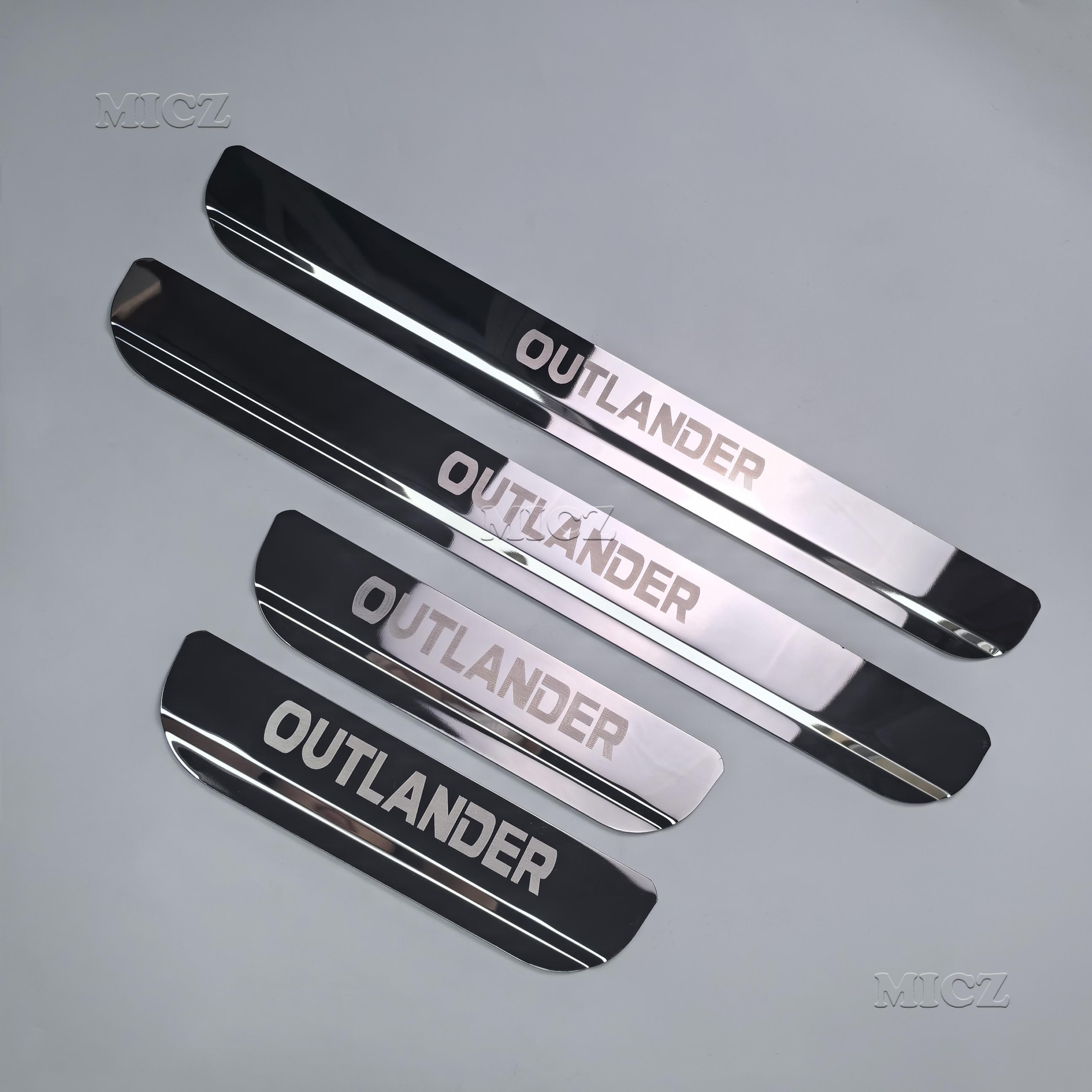 

Для Mitsubishi Outlander автомобильные аксессуары нержавеющая сталь порог порога защитная пластина порога 2013 2014 2015 2016 - Mirror silver 4pcs