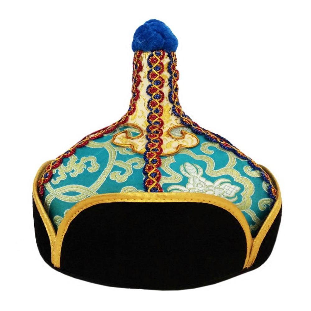 Stable Pointed Shape Ethnic Costume Headwear Comfortable Wearing Performance Hat Cultural Gala