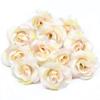 10pcs 4 .5cm Mini Artificial Silk Rose Flower Heads For Home Wedding Decoration Wreath Gift Box Craft Scrapbook Fake Flowers 