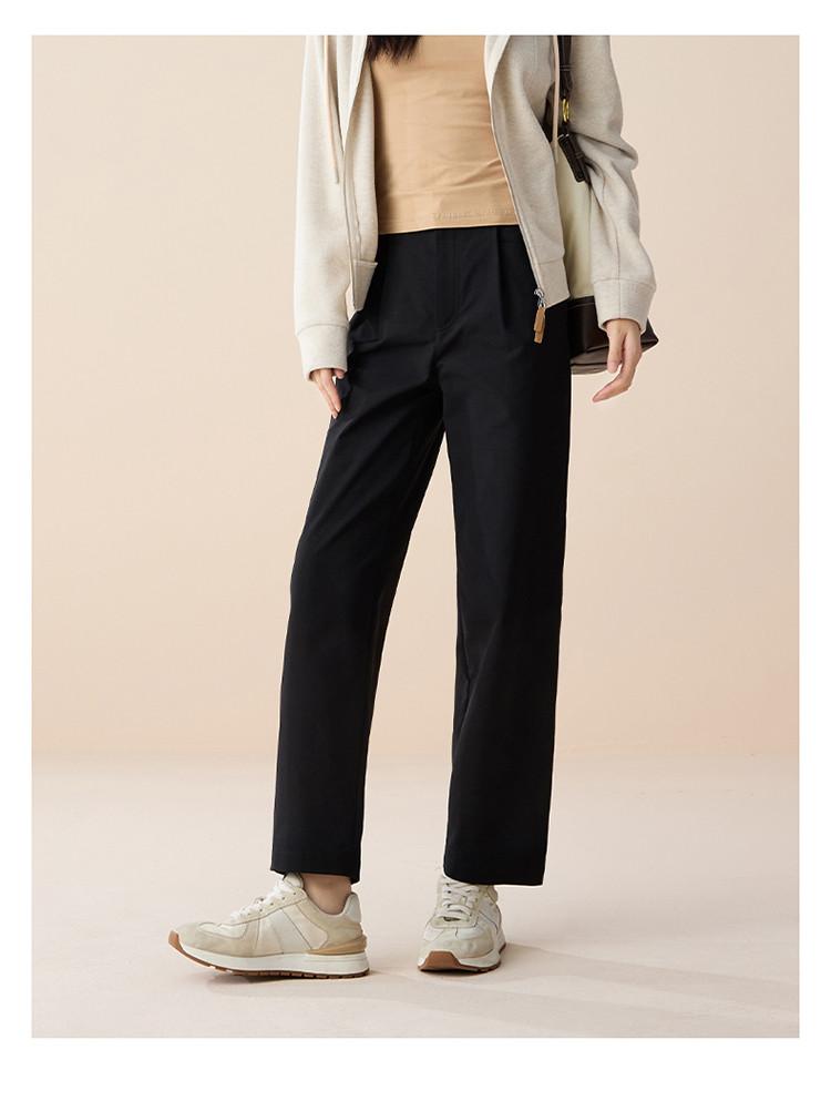 Fashionable and minimalist sports straight leg pants for women
