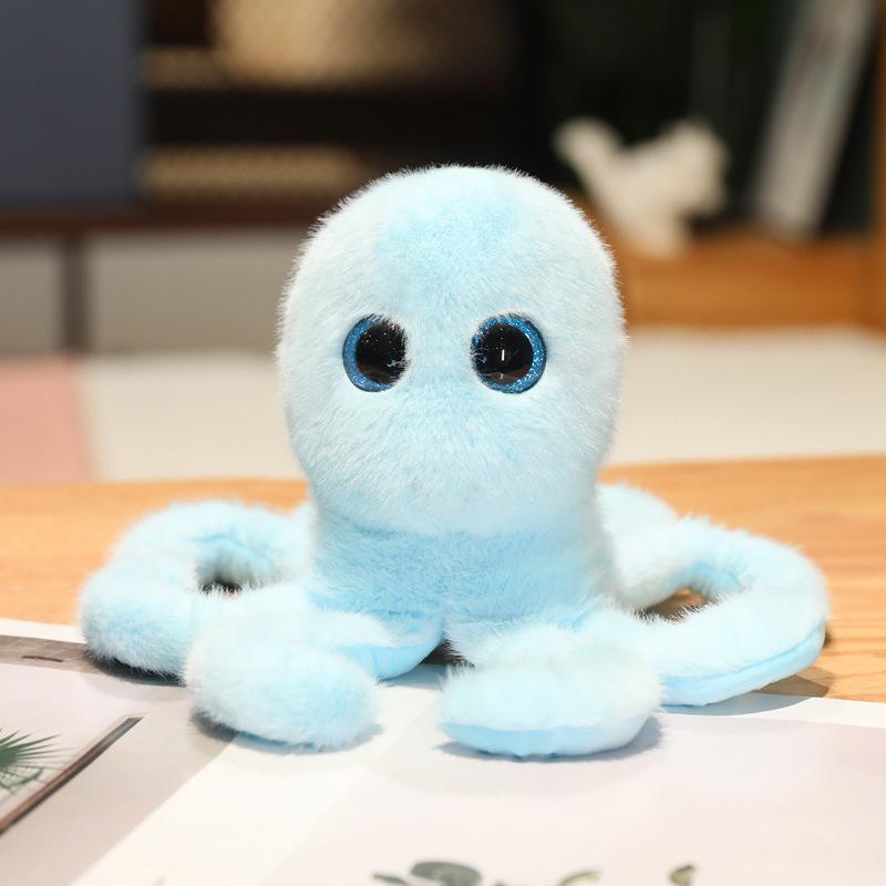 Cartoon Meeresbewohner Plüschtier Set: Schildkröte, Oktopus, Wal, Krabbe Kuscheltiere für Kinder