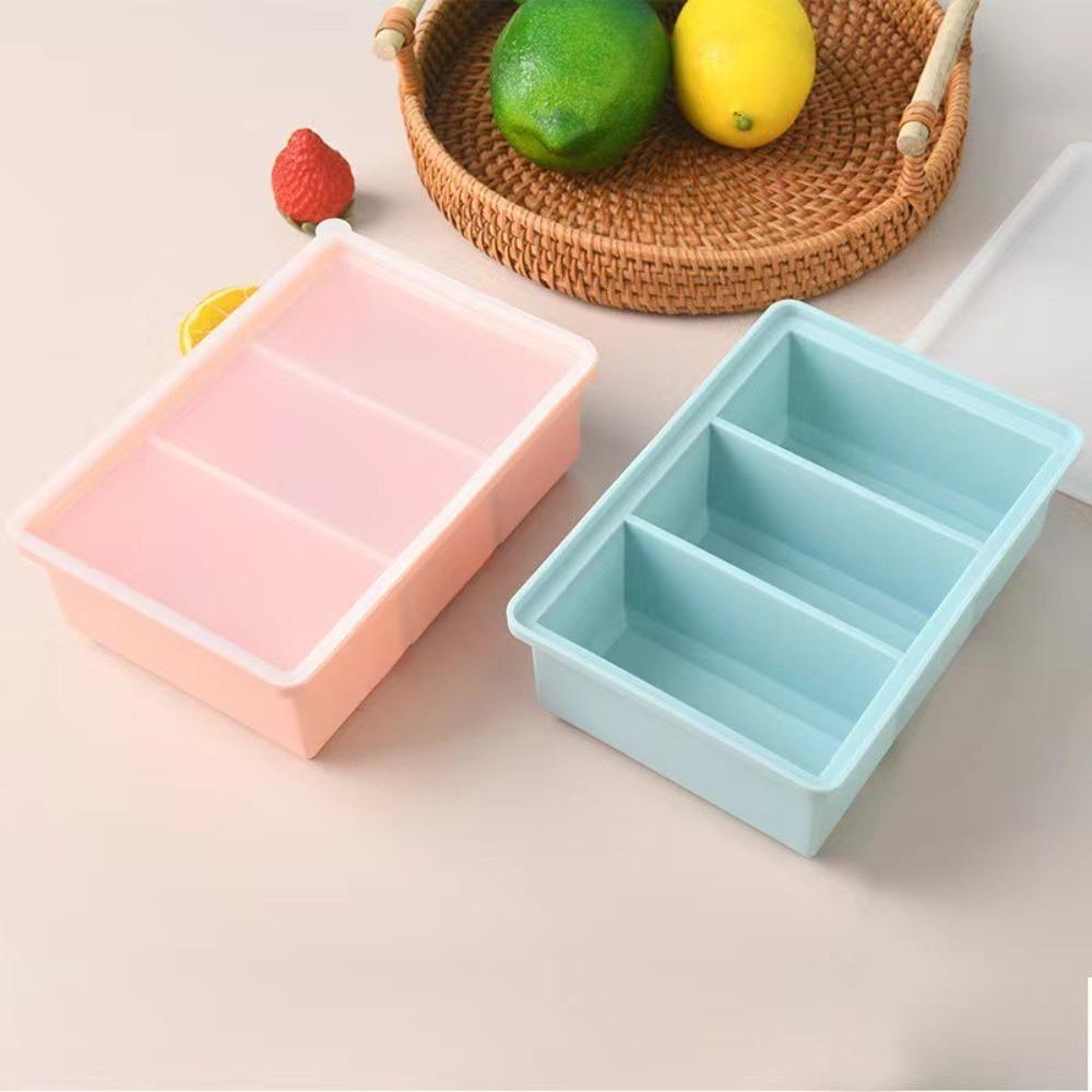 Leak Proof Soup Freezer Mold with Lid Ice Cube Mold New Freezer Trays  Kitchen Supplies