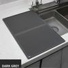 Folding Silicone Dish Drying Mats Offers Space Saving Storage and Easy Cleaning Silicone Texture for Home Cooking Lover