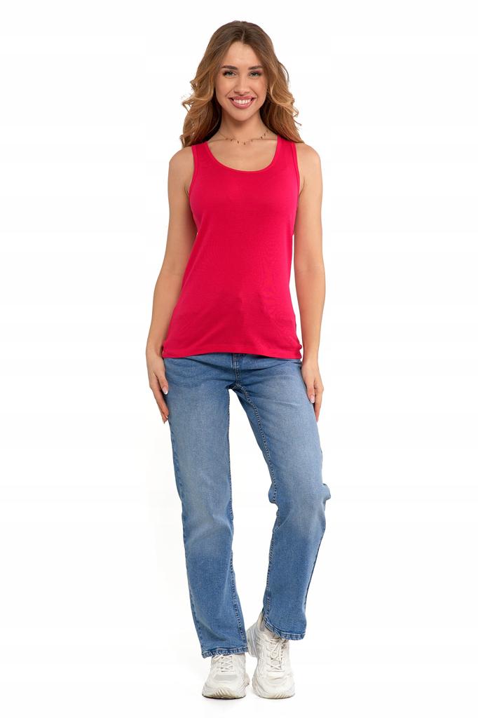 Women's Cotton Tank-Top Classic MORAJ 4XL FUCHSIA