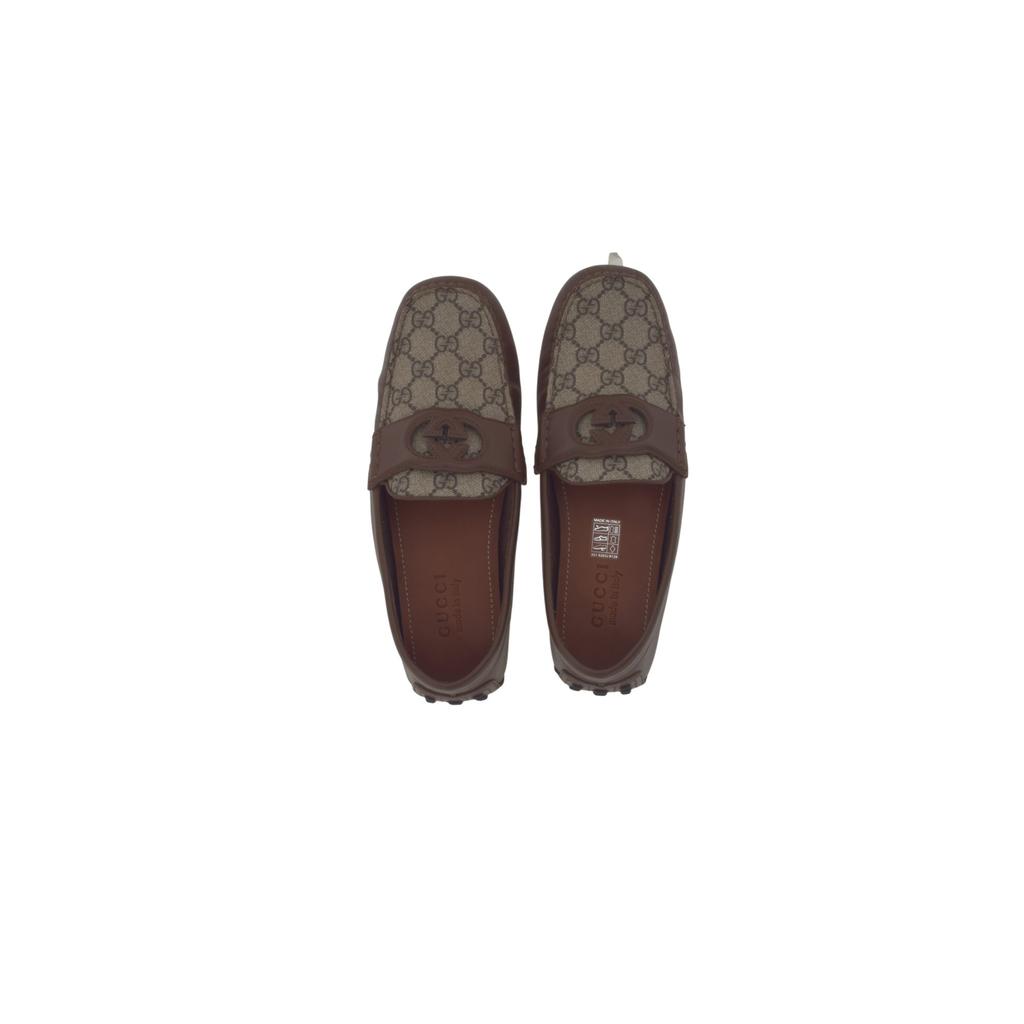Gucci Interlocking G Slip-on Loafers 730148 AAB7Z 2343