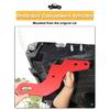 Car Towing Bars Kit Rear Bumper Bar Towing Trailer Hook Rear Frame Side Tow Hook Car Accessory For Toyota Tundra XK70 2022-2026